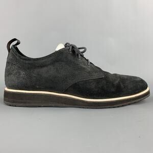 RAG & BONE Size 10 Black Suede Lace Up Shoes